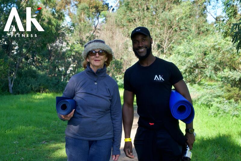 Outdoor personal training session with AK Fitness Studio Melbourne